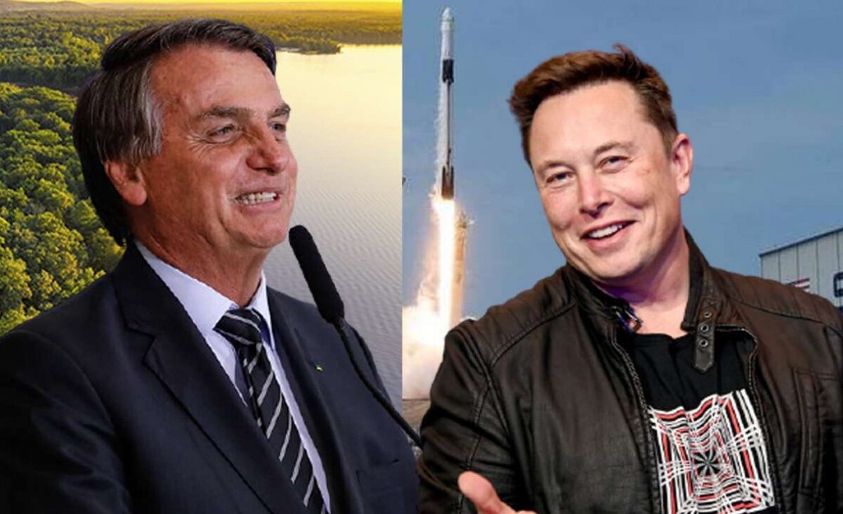Bolsonaro y Elon Musk