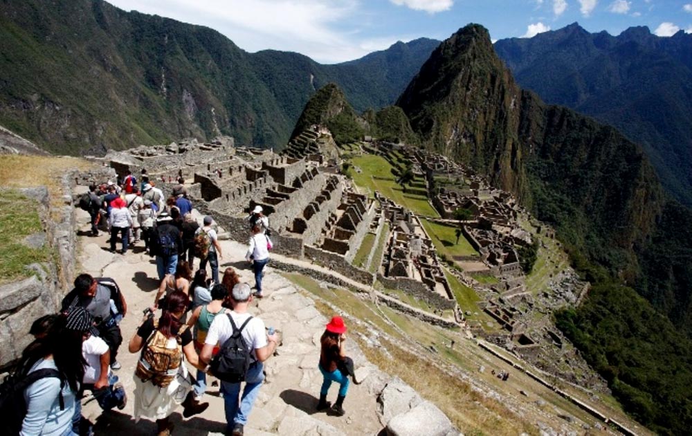 Machu Picchu Turistas Peru