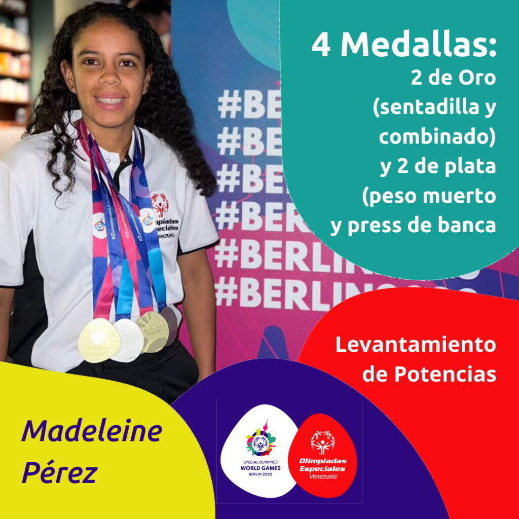Madeleine Perez 4 medallas Para acompanar texto B