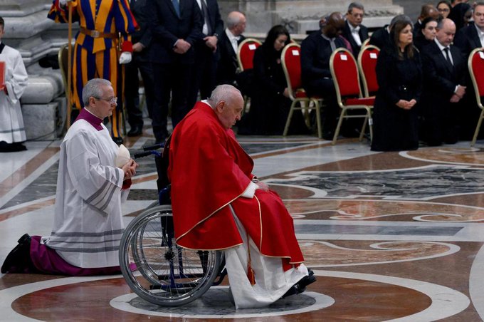 Papa Francisco - Viernes Santo - 2024 - Fuente de la imagen referencial - X - @elheraldoco