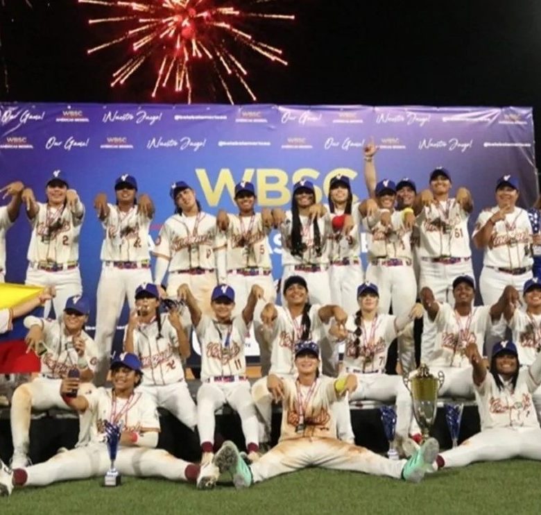 Venezuela campeón - Fuente imagen referencial - Panamericano de Béisbol Femenino