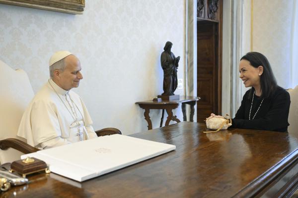papa Leon XIV Maria Corina Machado