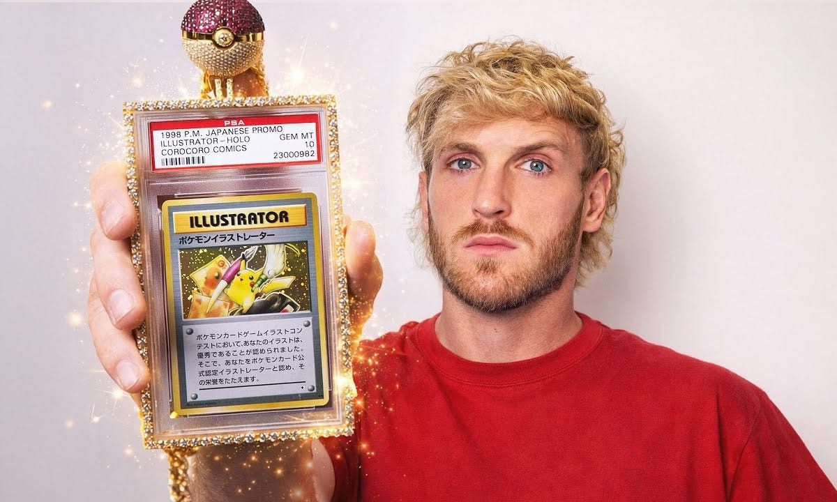 Logan Paul - Carta Pokémon - subasta