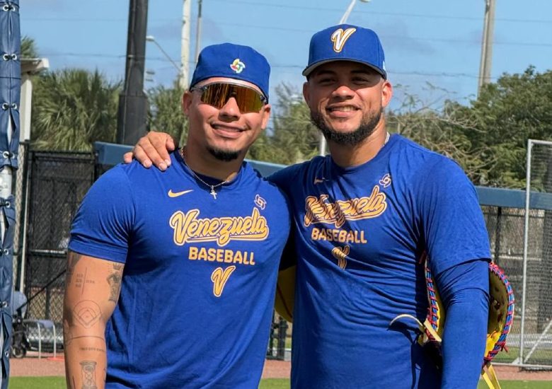 William y Willson Contreras - Team Béisbol Venezuela