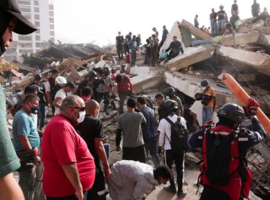 tragedia sísmica - Venezuela -