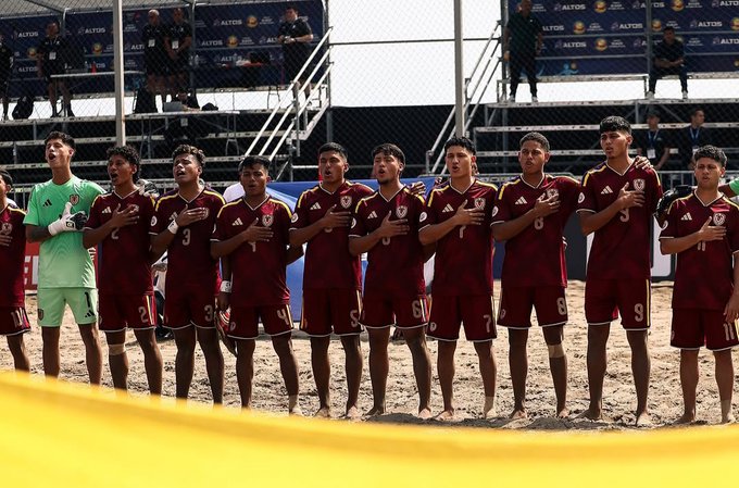 Vinotinto Sub-20 - fútbol playa