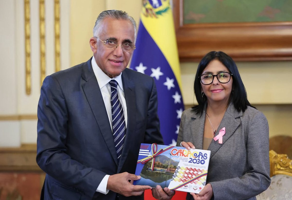 Delcy Rodríguez - Centro Caribe Sports - Juegos Centroamericanos y del Caribe 2030